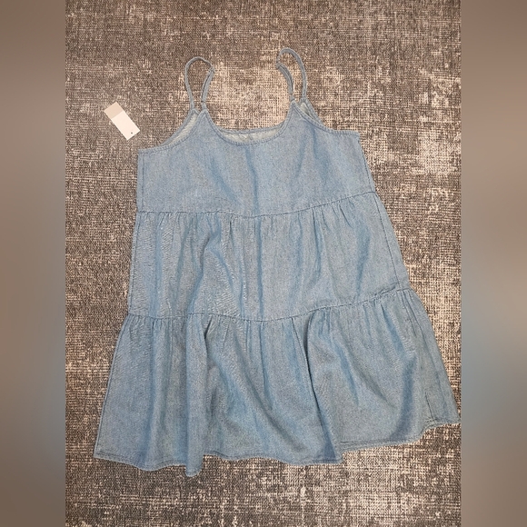 NWT! Nordstrom-BP Women's Sleeveless Mini Jean Dress Medium - Picture 8 of 9